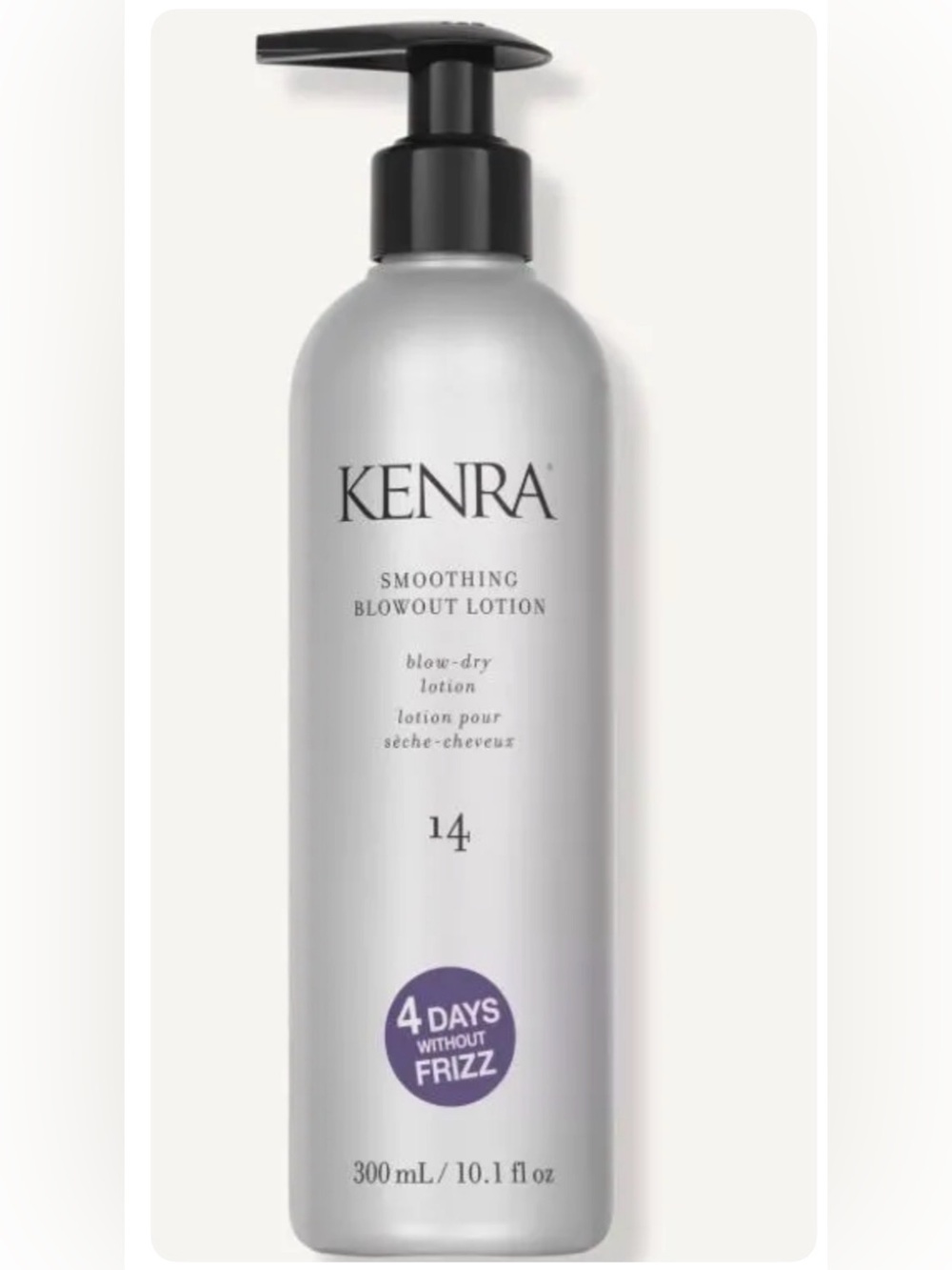Kenra 14 Smoothing Blowout Lotion — Silver Frizz-Control Blow-Dry Lotion